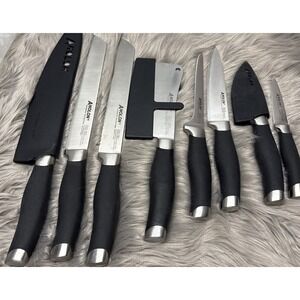 Anolon German Knife Set Of 7 Steel Forged